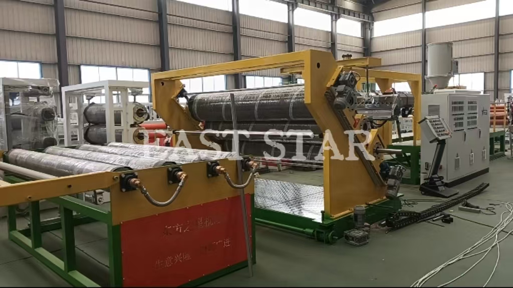 2,4 Metrelik Gübre Bant Sac Üretim Hattı Kurulumu Yapıldı ve Paketlemeye Hazır