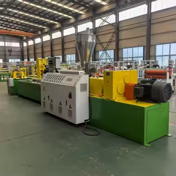 PVC tavuk yalak üretim hattı