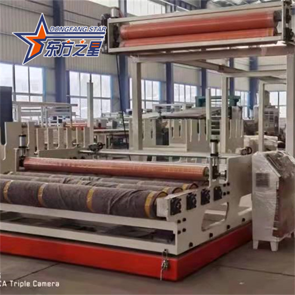 Otomotiv paspasları için TPE cast film laminasyon makinesi