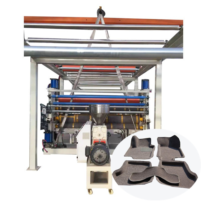 Araba paspasları için TPE termoform ve laminasyon makinesi